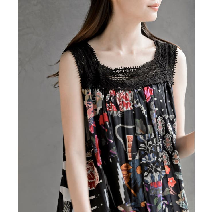 パッチワークワンピース | rps | 詳細画像24 