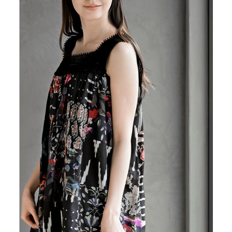 パッチワークワンピース | rps | 詳細画像25 