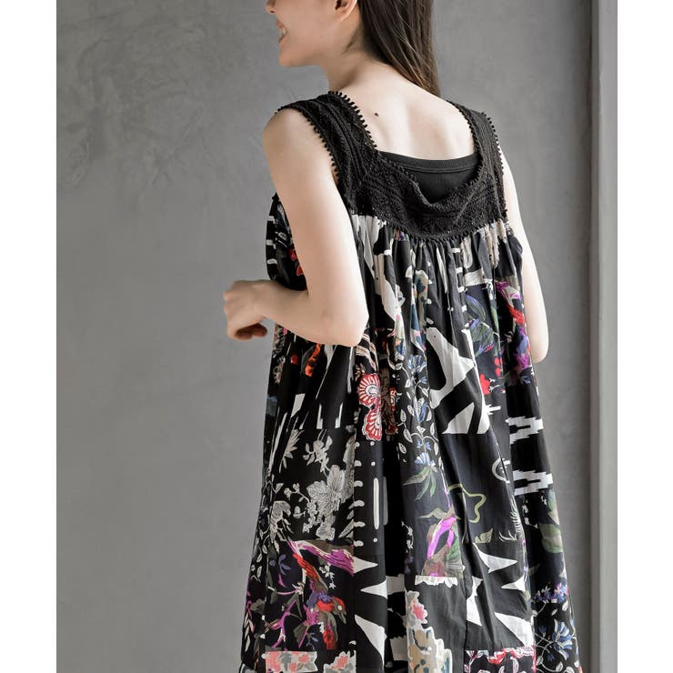 パッチワークワンピース | rps | 詳細画像26 