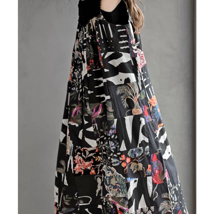 パッチワークワンピース | rps | 詳細画像27 