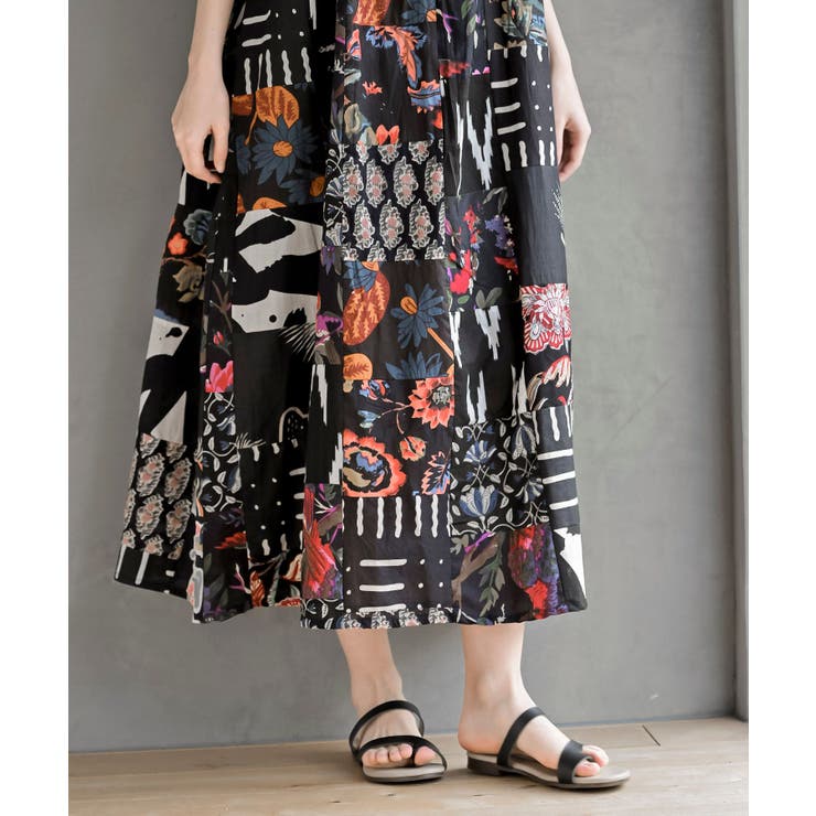 パッチワークワンピース | rps | 詳細画像28 