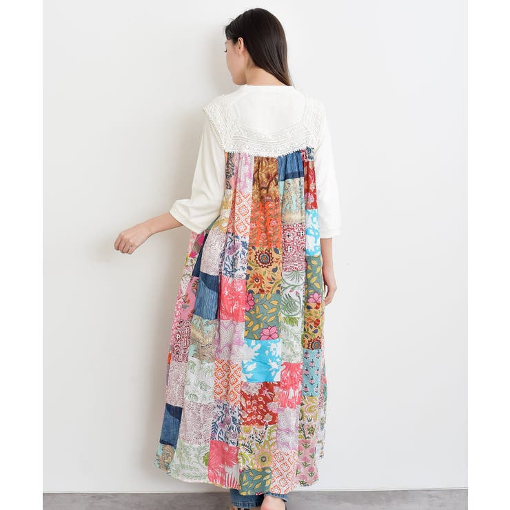 パッチワークワンピース | rps | 詳細画像39 