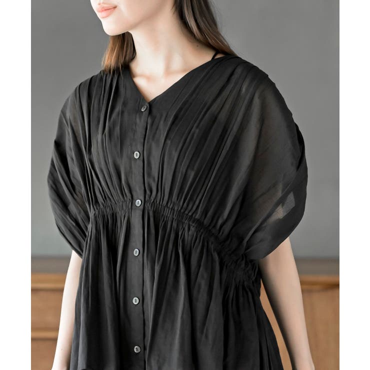 ゴムシャーリングブラウス | rps | 詳細画像14 