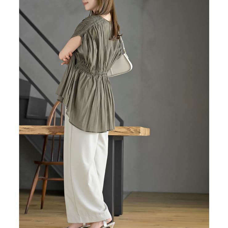 ゴムシャーリングブラウス | rps | 詳細画像21 