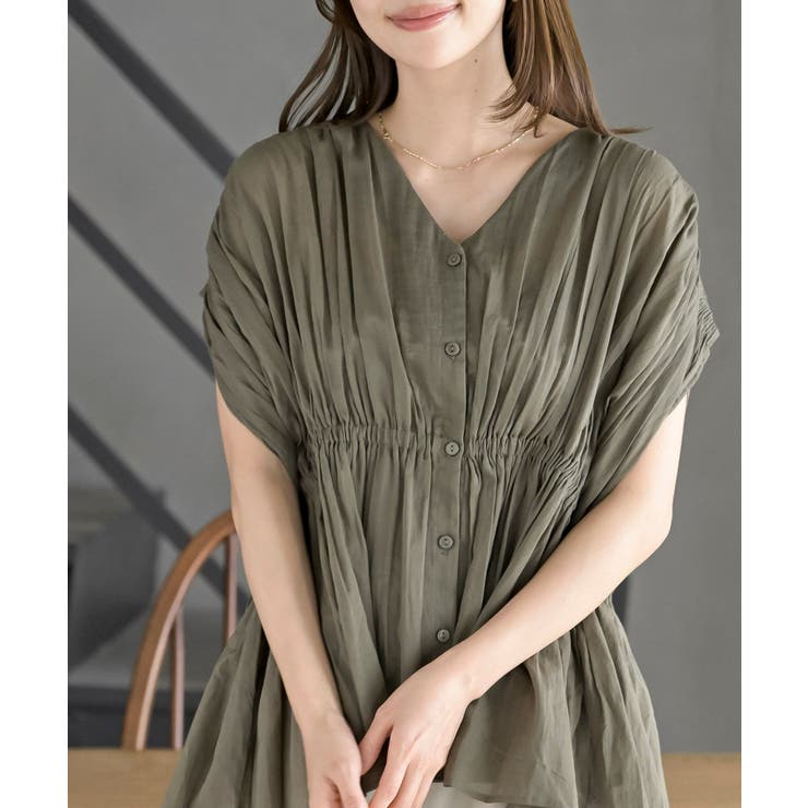 ゴムシャーリングブラウス | rps | 詳細画像22 