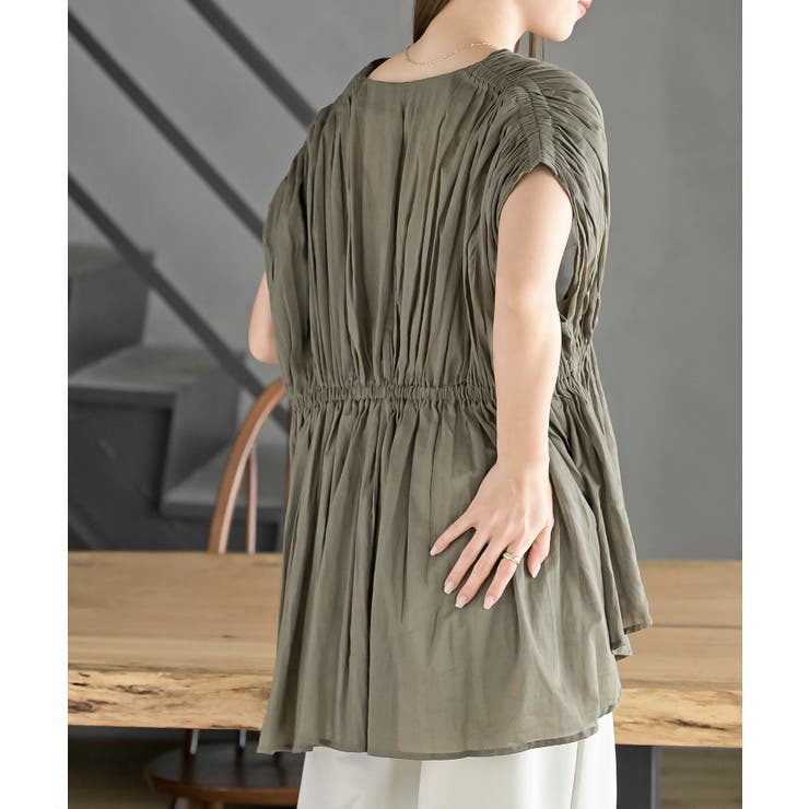 ゴムシャーリングブラウス | rps | 詳細画像24 