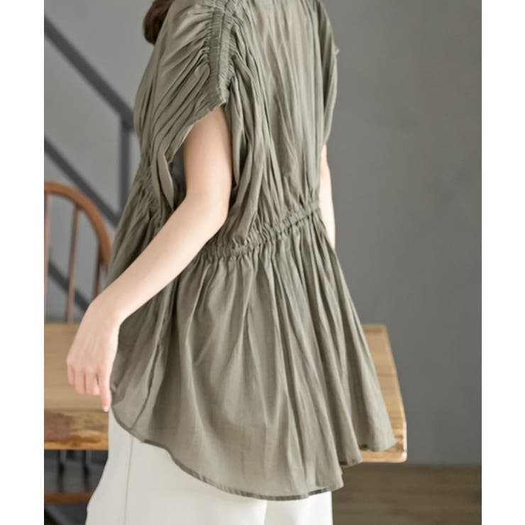 ゴムシャーリングブラウス | rps | 詳細画像25 