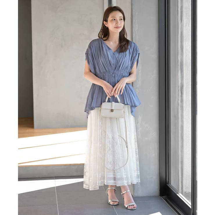 ゴムシャーリングブラウス | rps | 詳細画像26 