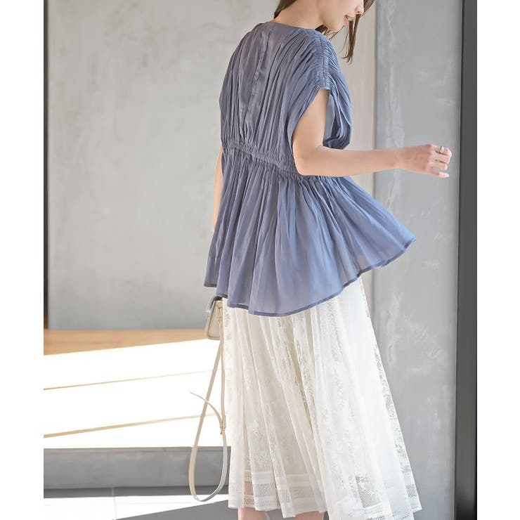 ゴムシャーリングブラウス | rps | 詳細画像28 