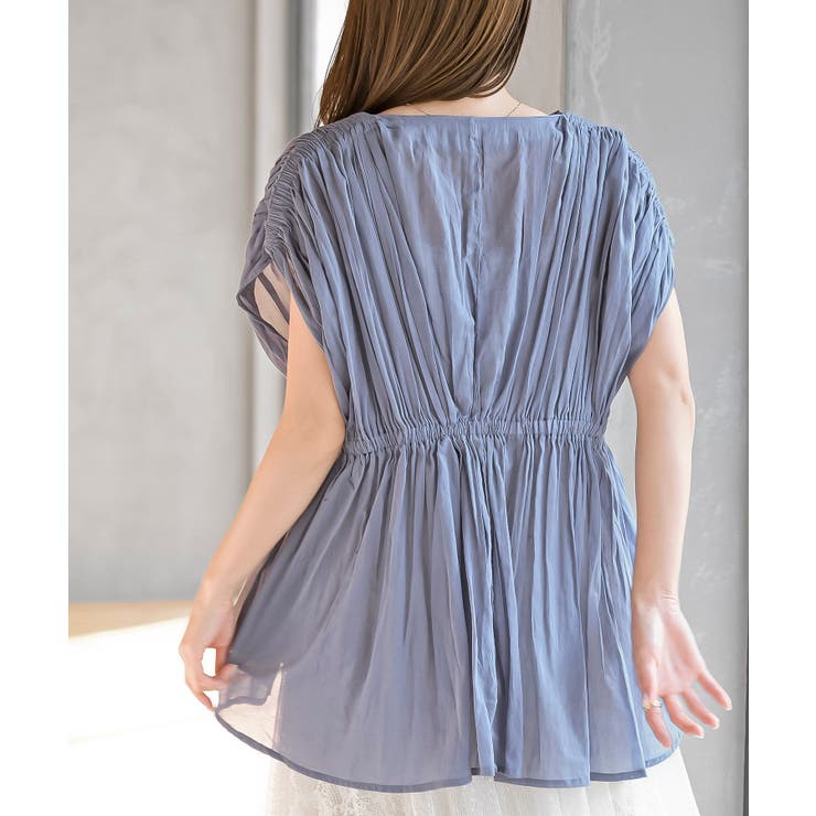 ゴムシャーリングブラウス | rps | 詳細画像32 