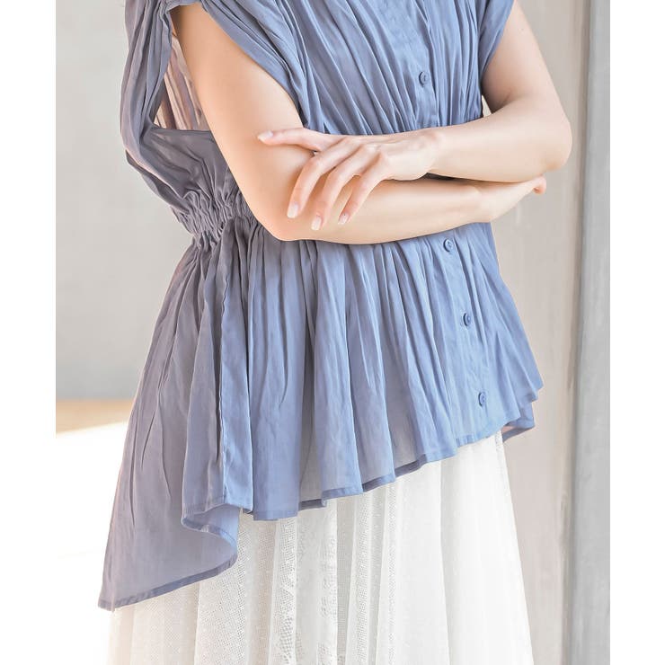 ゴムシャーリングブラウス | rps | 詳細画像33 