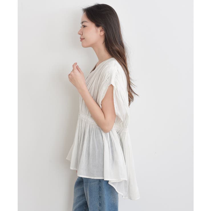 ゴムシャーリングブラウス | rps | 詳細画像34 