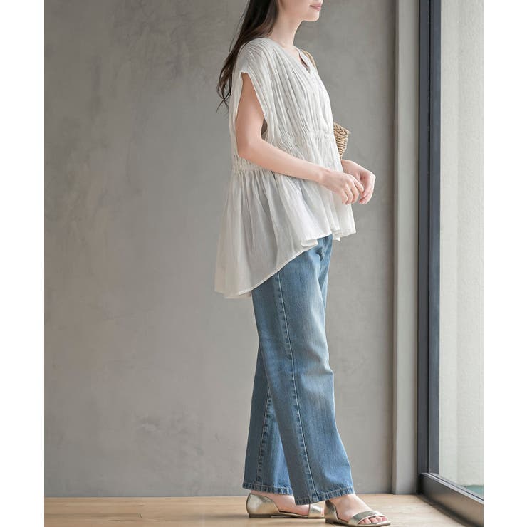 ゴムシャーリングブラウス | rps | 詳細画像5 