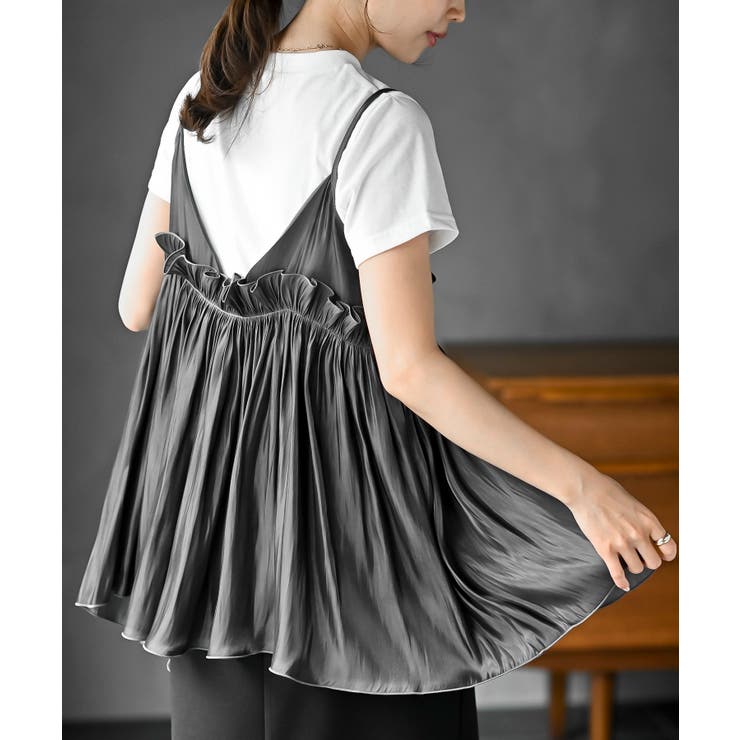 ＴシャツＳＥＴフリルキャミソールアンサンブル | rps | 詳細画像16 