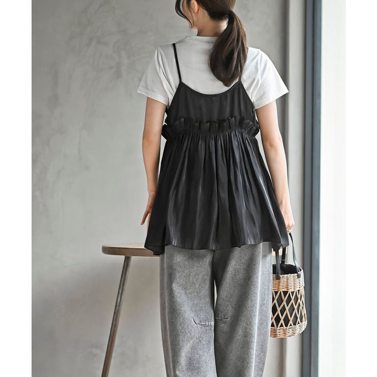 ＴシャツＳＥＴフリルキャミソールアンサンブル | rps | 詳細画像4 