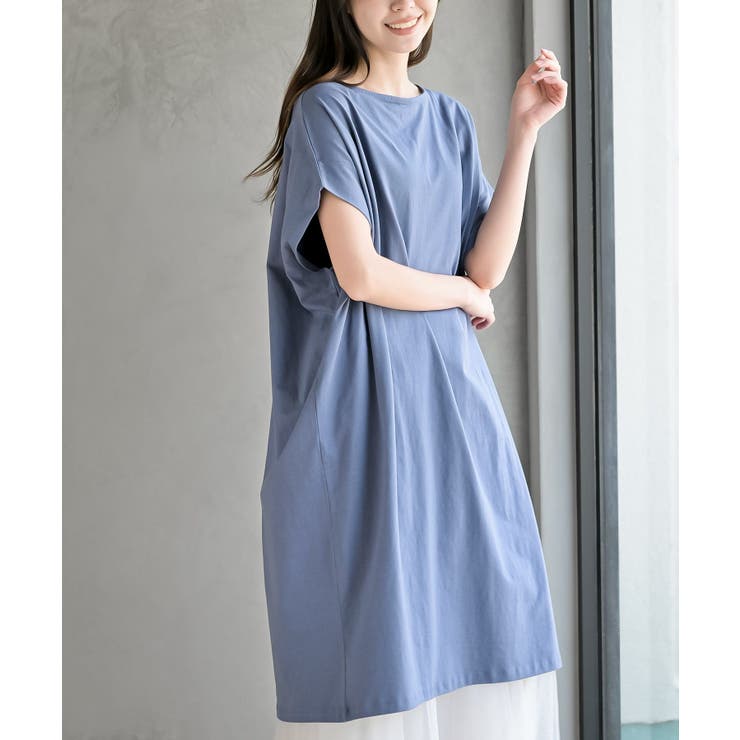 コットンワイドカットワンピース | rps | 詳細画像1 