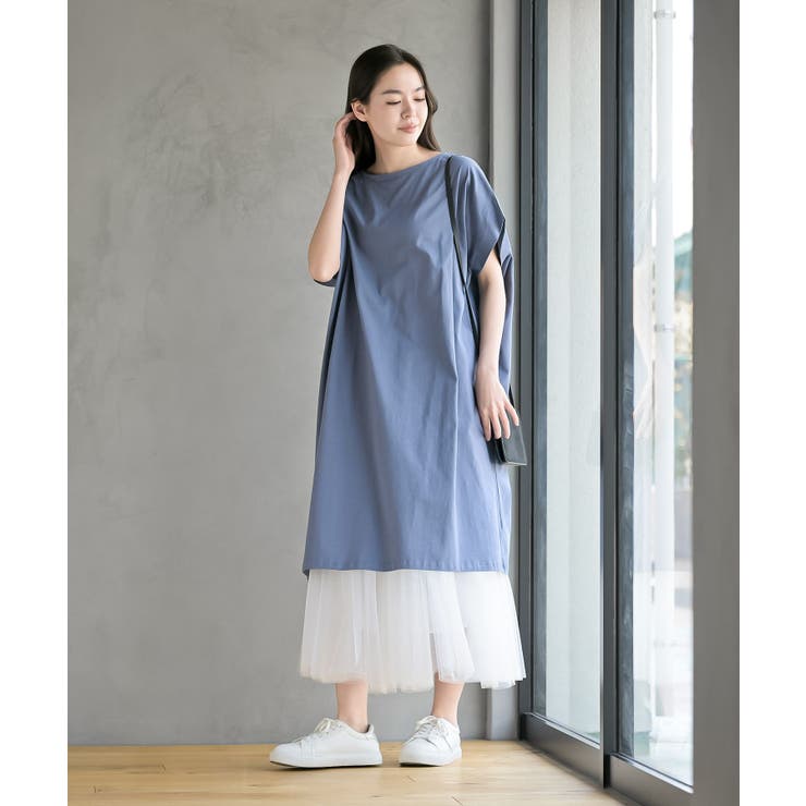 コットンワイドカットワンピース | rps | 詳細画像18 