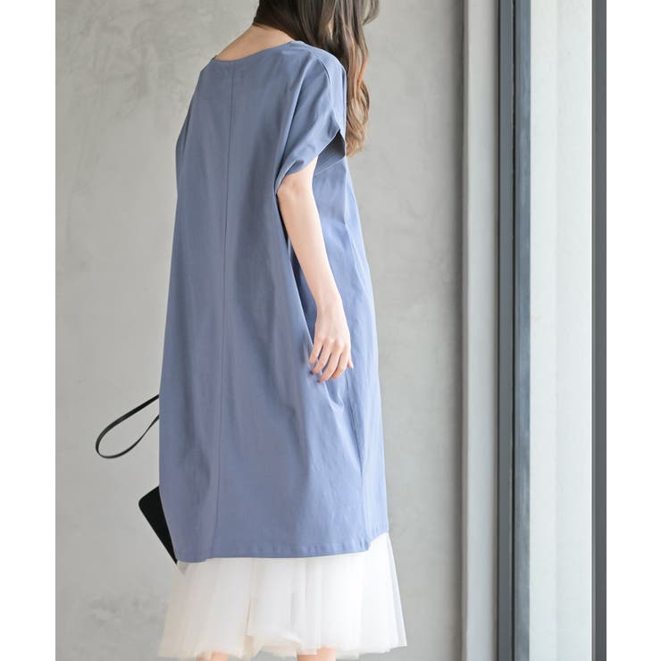 コットンワイドカットワンピース | rps | 詳細画像20 