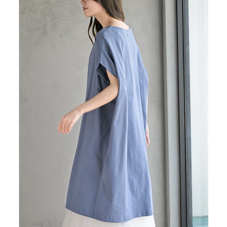 コットンワイドカットワンピース | rps | 詳細画像23 