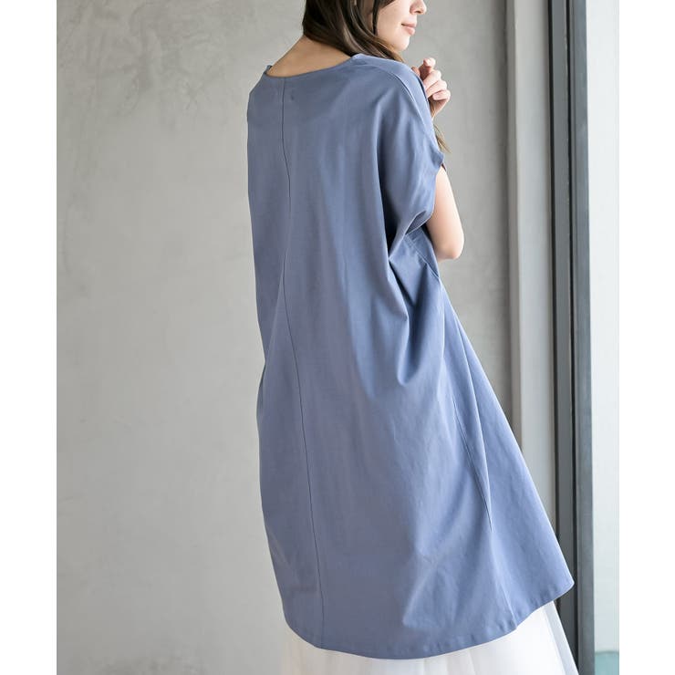 コットンワイドカットワンピース | rps | 詳細画像24 