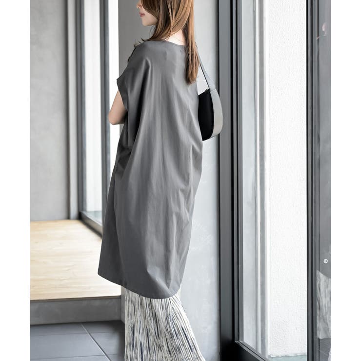 コットンワイドカットワンピース | rps | 詳細画像3 