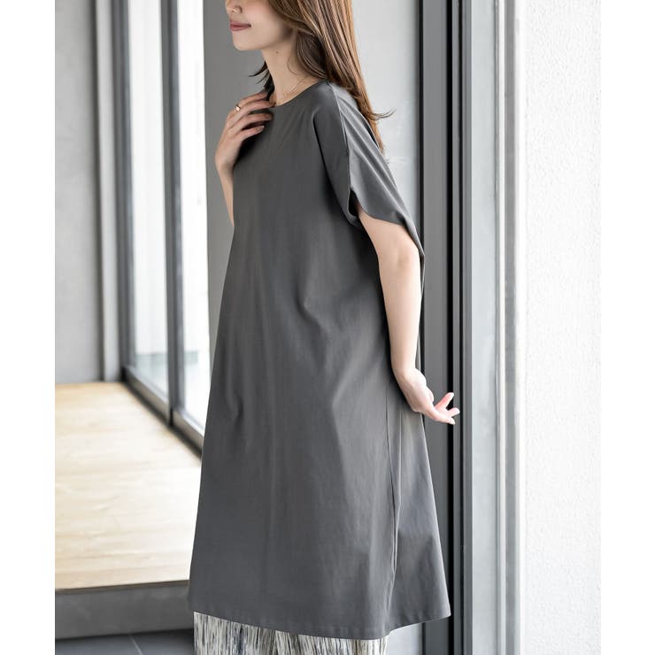 コットンワイドカットワンピース | rps | 詳細画像7 