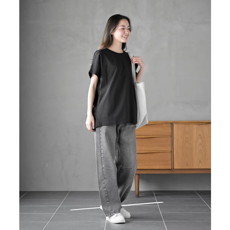 フレンチスリーブワイドコットンＴ | rps | 詳細画像10 