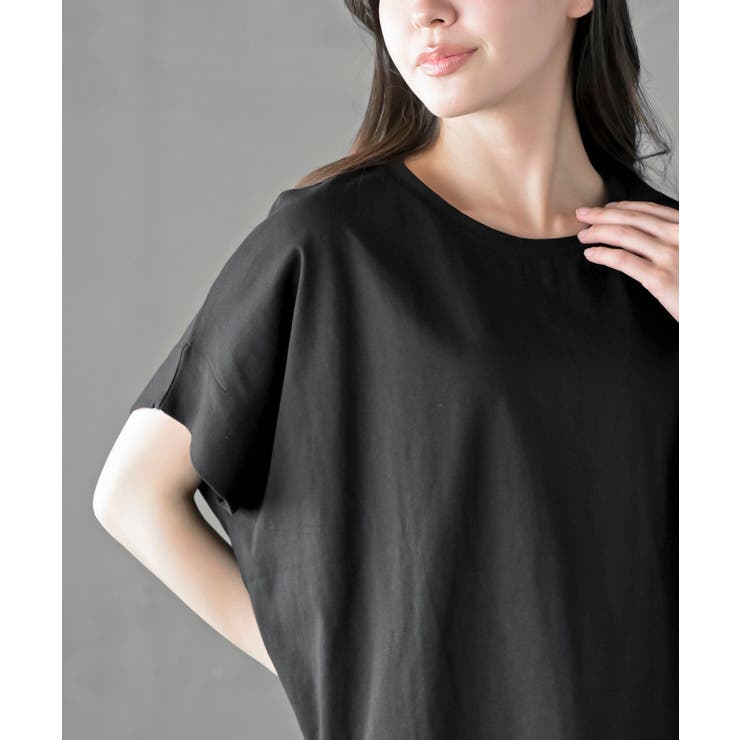 フレンチスリーブワイドコットンＴ | rps | 詳細画像14 