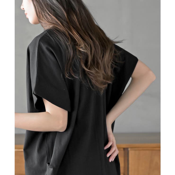 フレンチスリーブワイドコットンＴ | rps | 詳細画像15 