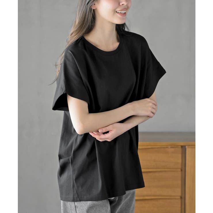 フレンチスリーブワイドコットンＴ | rps | 詳細画像16 