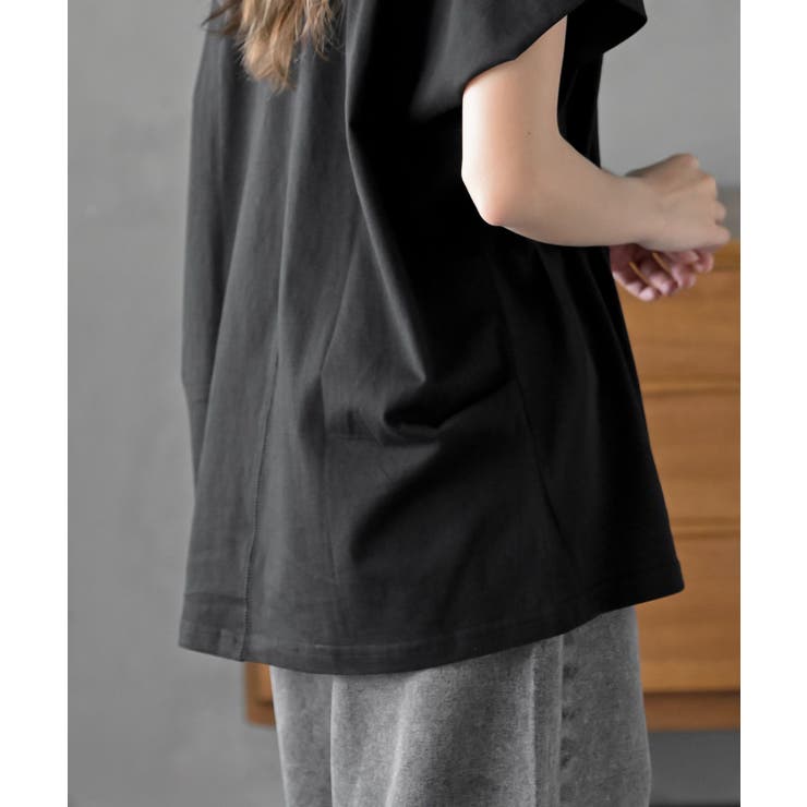 フレンチスリーブワイドコットンＴ | rps | 詳細画像17 