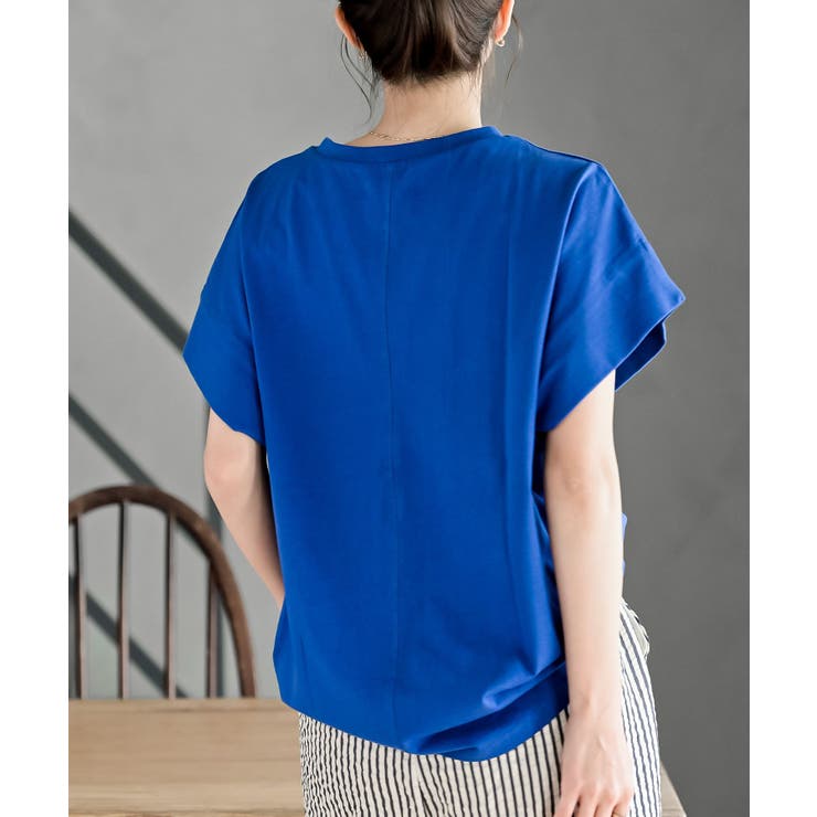 フレンチスリーブワイドコットンＴ | rps | 詳細画像24 