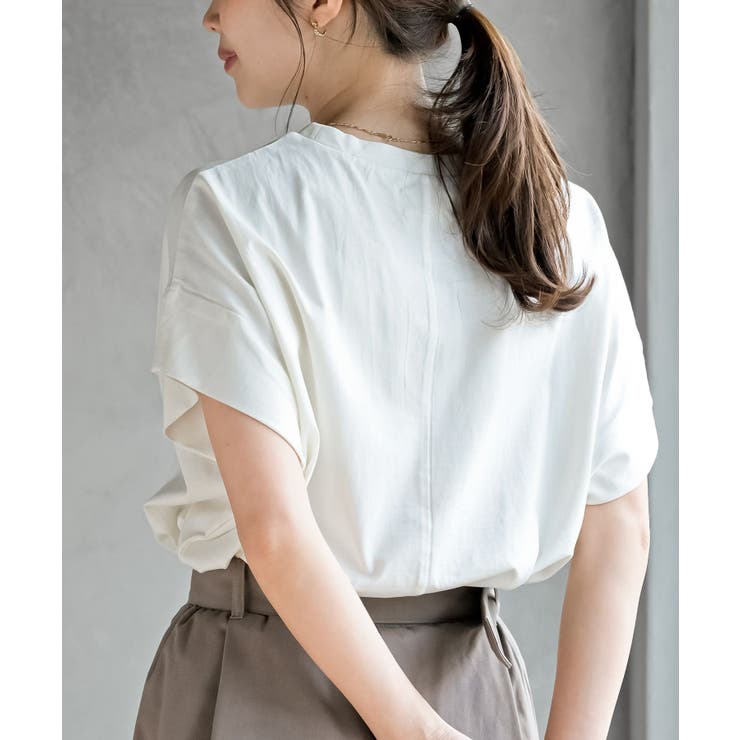 フレンチスリーブワイドコットンＴ | rps | 詳細画像32 