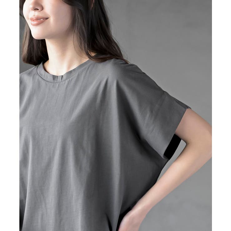 フレンチスリーブワイドコットンＴ | rps | 詳細画像6 