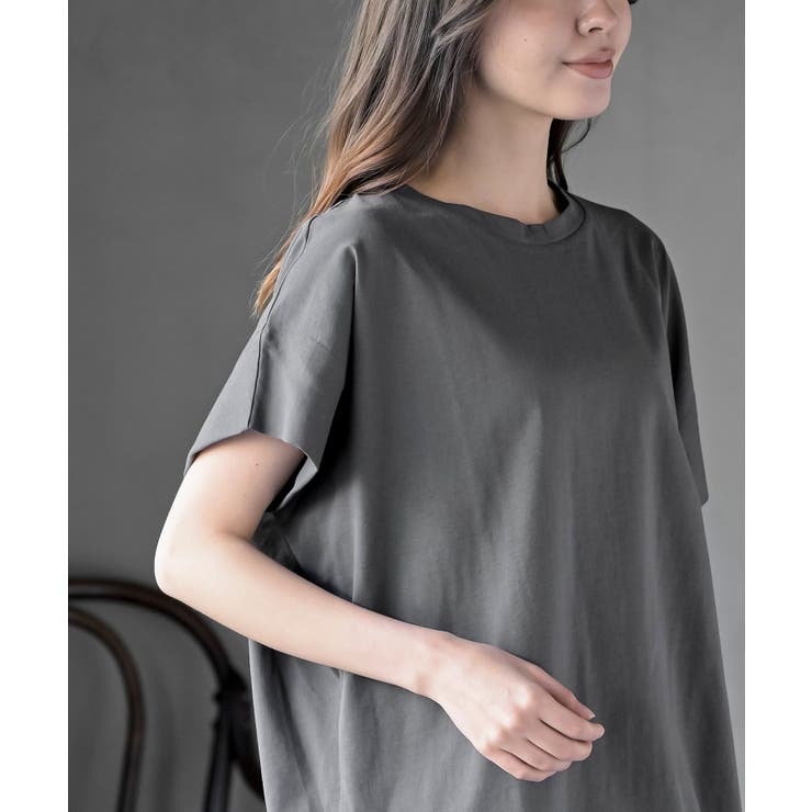 フレンチスリーブワイドコットンＴ | rps | 詳細画像9 