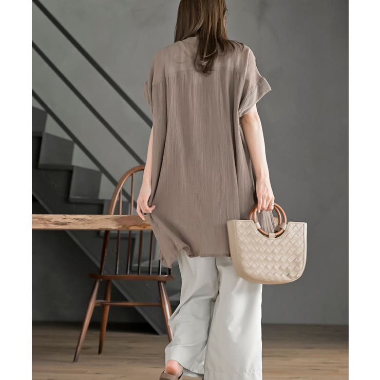 楊柳ブラウスチュニック | rps | 詳細画像20 