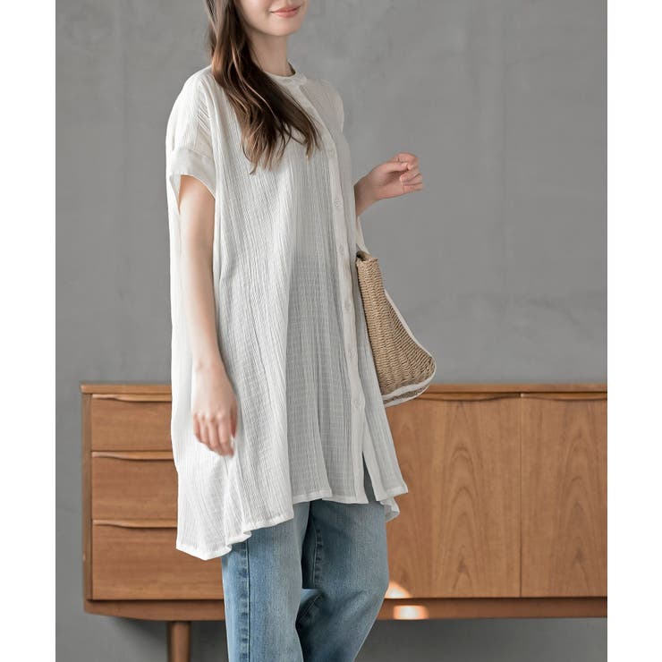 楊柳ブラウスチュニック | rps | 詳細画像3 