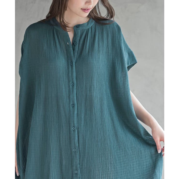 楊柳ブラウスチュニック | rps | 詳細画像30 