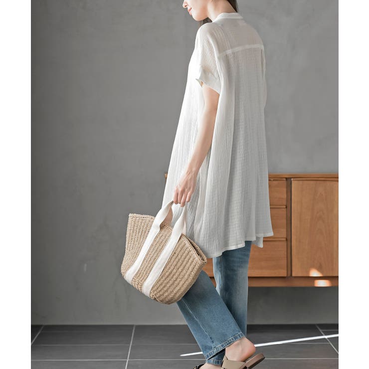 楊柳ブラウスチュニック | rps | 詳細画像4 