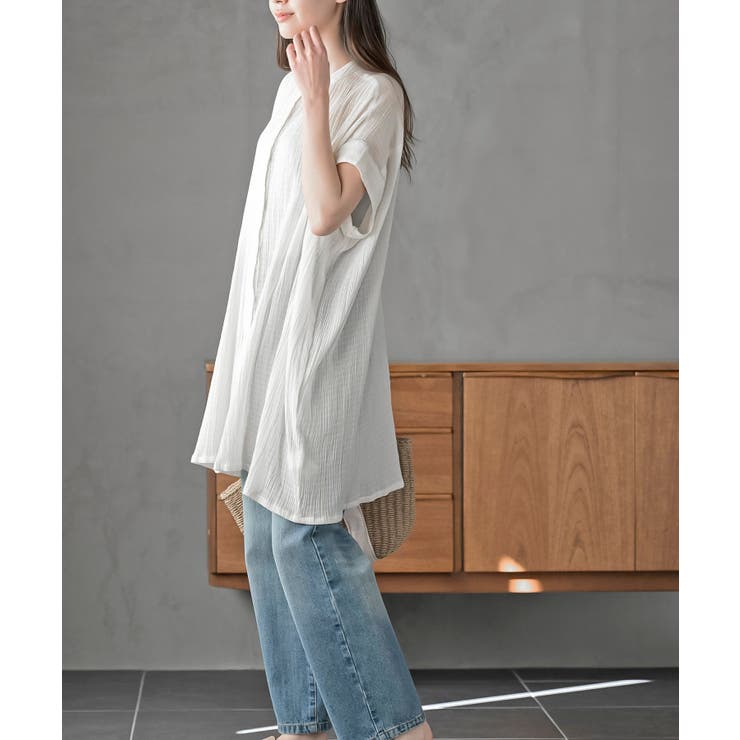 楊柳ブラウスチュニック | rps | 詳細画像5 