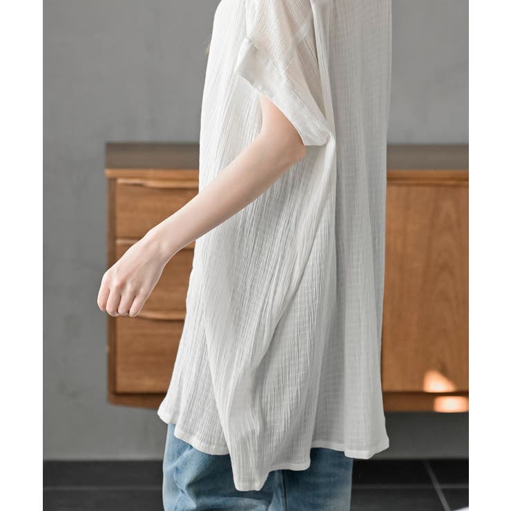 楊柳ブラウスチュニック | rps | 詳細画像9 