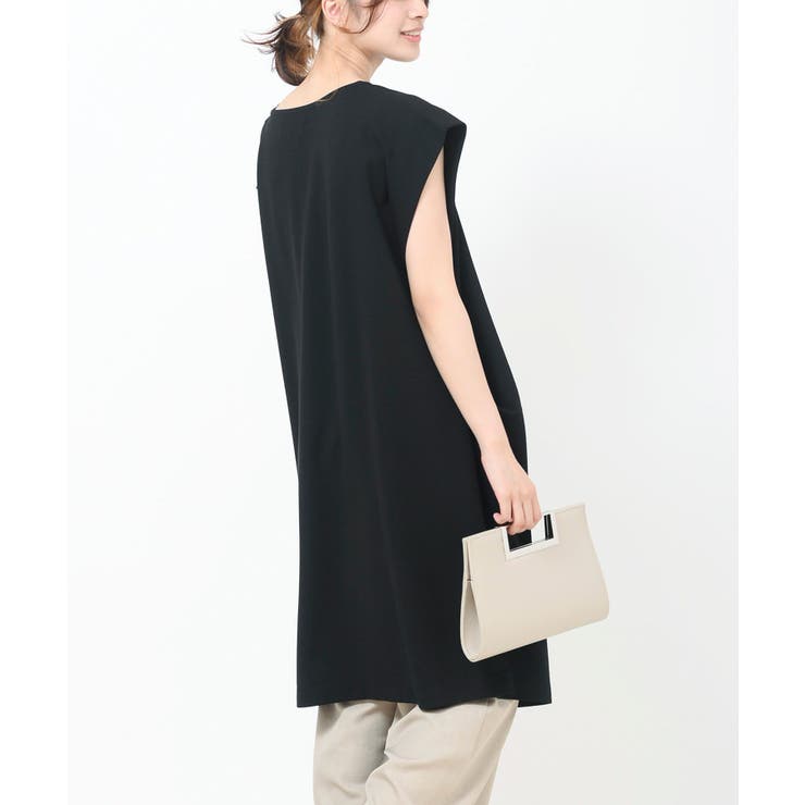 北欧暮らしの道具店サイドタックワンピース 黒 Sサイズ 北欧暮らしの道具店