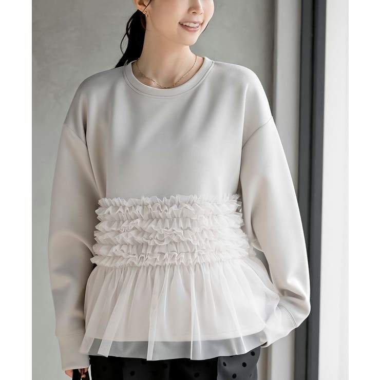 チュールドッキングダンボールプルオーバー | rps | 詳細画像15 