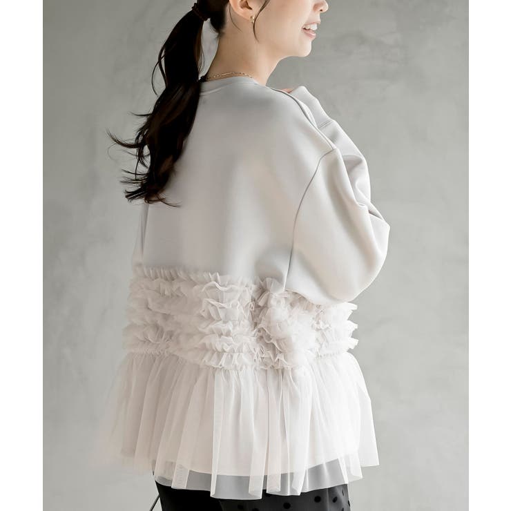 チュールドッキングダンボールプルオーバー | rps | 詳細画像18 