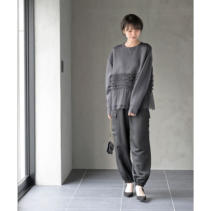 チュールドッキングダンボールプルオーバー | rps | 詳細画像20 