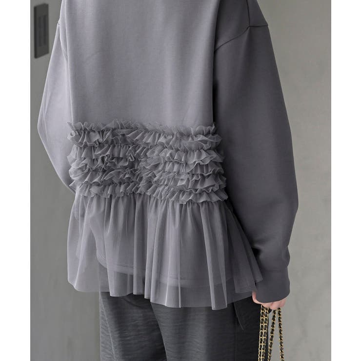 チュールドッキングダンボールプルオーバー | rps | 詳細画像26 