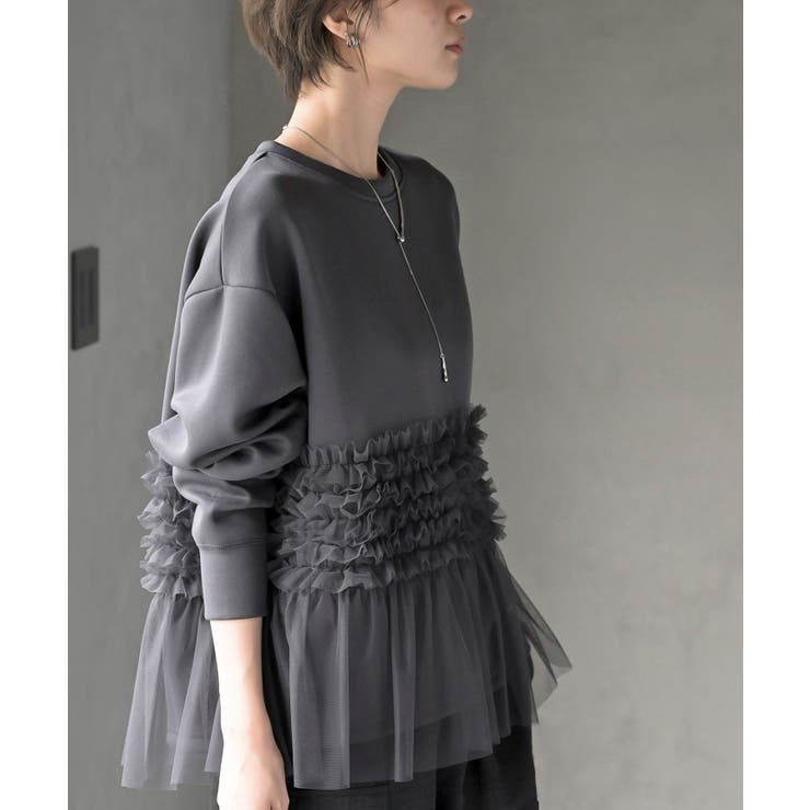 チュールドッキングダンボールプルオーバー | rps | 詳細画像27 