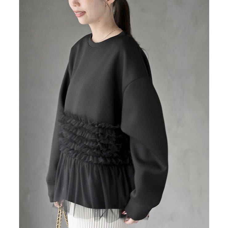 チュールドッキングダンボールプルオーバー | rps | 詳細画像33 