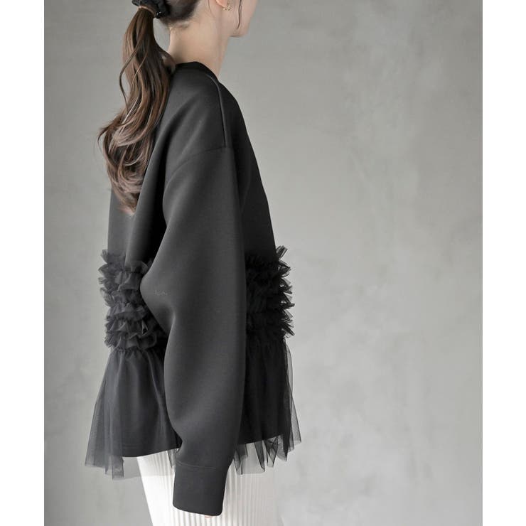 チュールドッキングダンボールプルオーバー | rps | 詳細画像35 