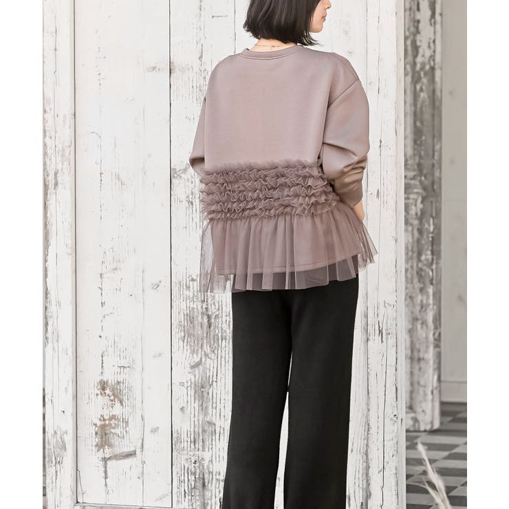 チュールドッキングダンボールプルオーバー | rps | 詳細画像4 